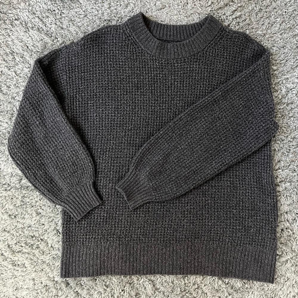 Adorable gray sweater. Don’t remember og price